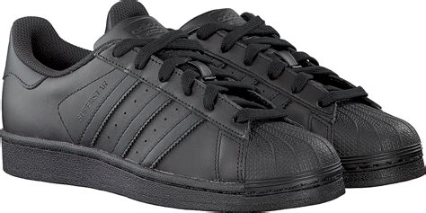 adidas superstar maat 24 zwart|Zwarte Superstars .